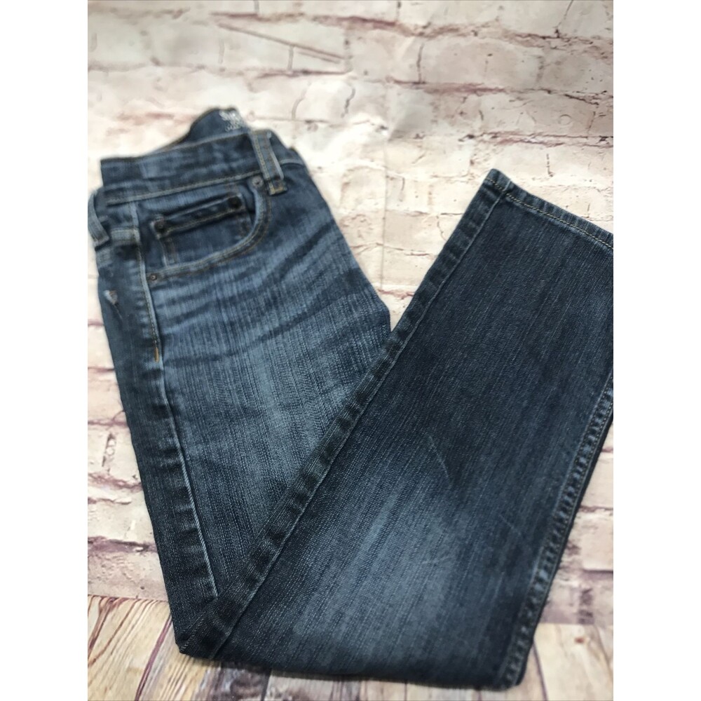 Signature Levi Strauss Jeans Size 10 Kids Distress Denim Straight